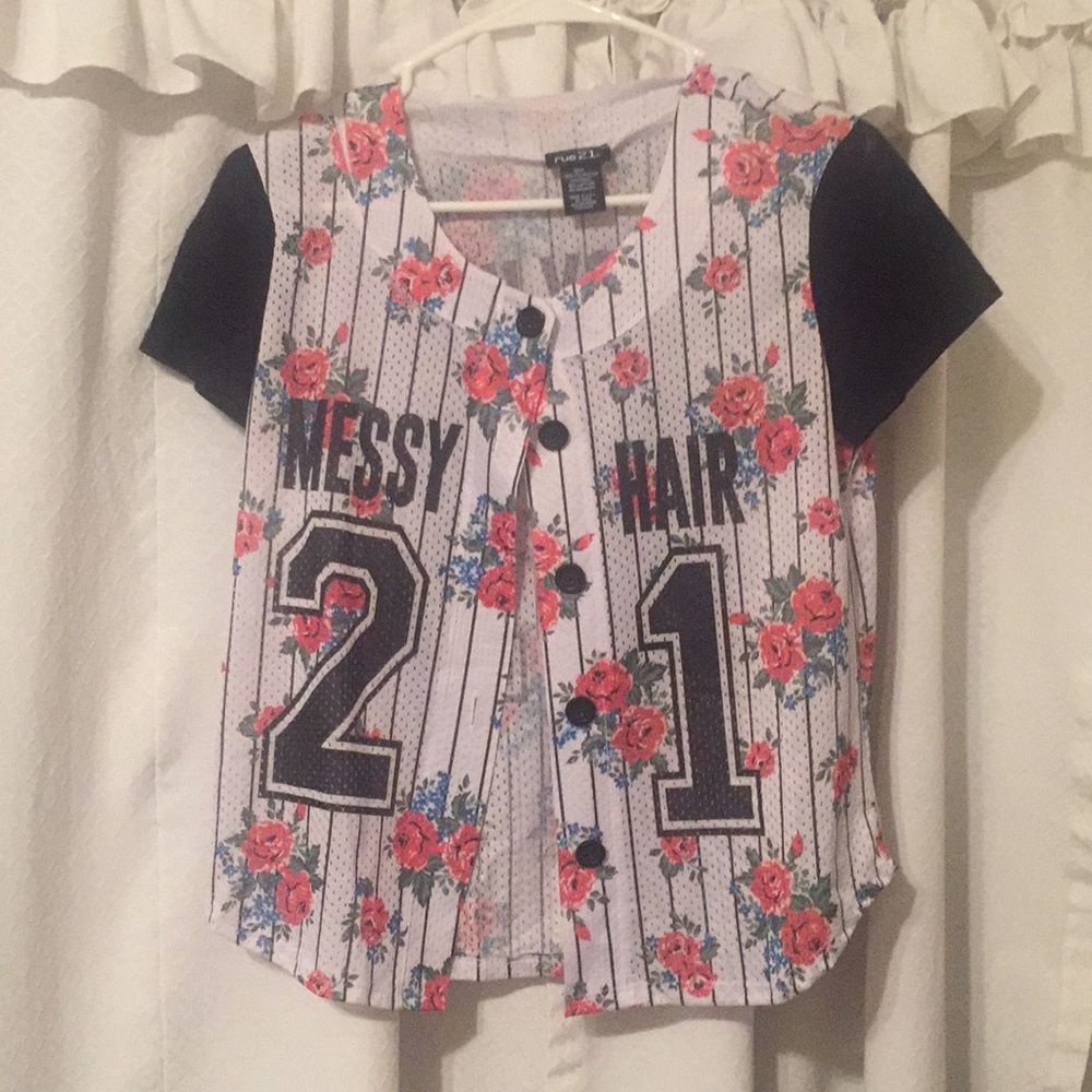 Floral jersey